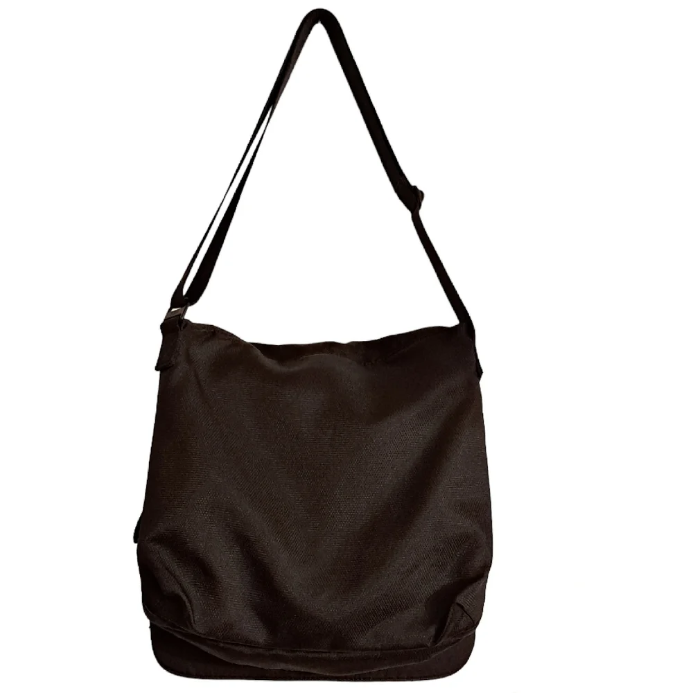 Tumi Black Nylon Messenger Bag